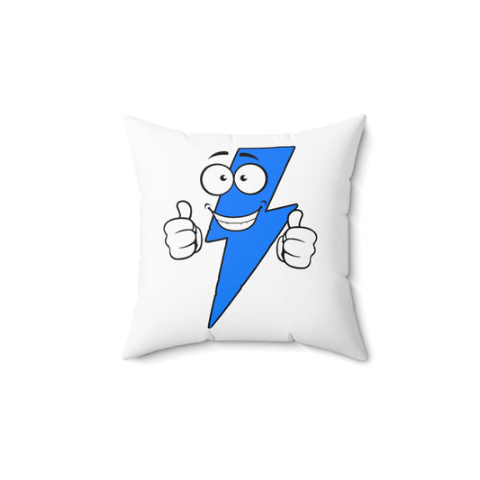 Spun Polyester Square Pillow Platinum God Games