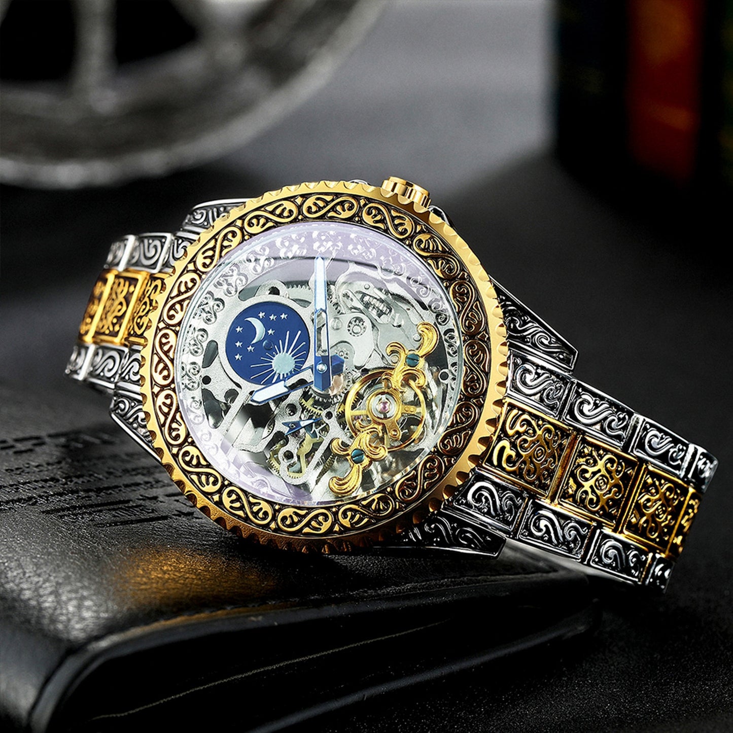 Watch - Luxury Moon Phase Mechanical