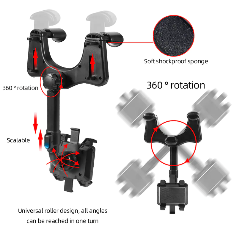 Smart Phone Car Holder 360° Rotatable