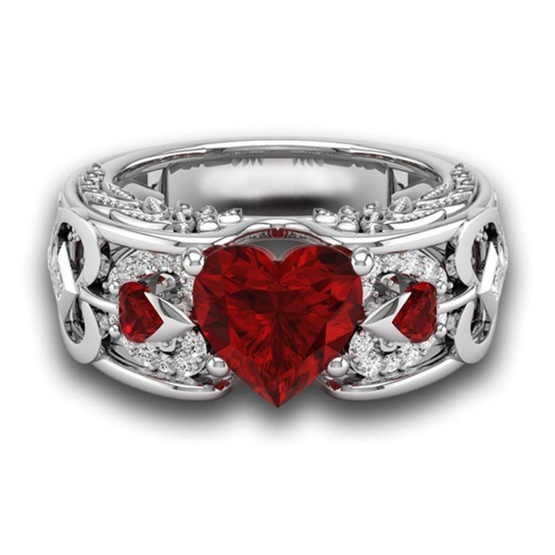 Ring: Red Love Heart