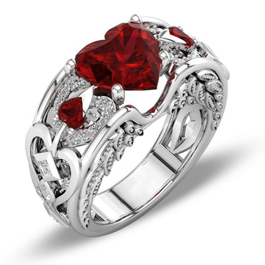 Ring: Red Love Heart