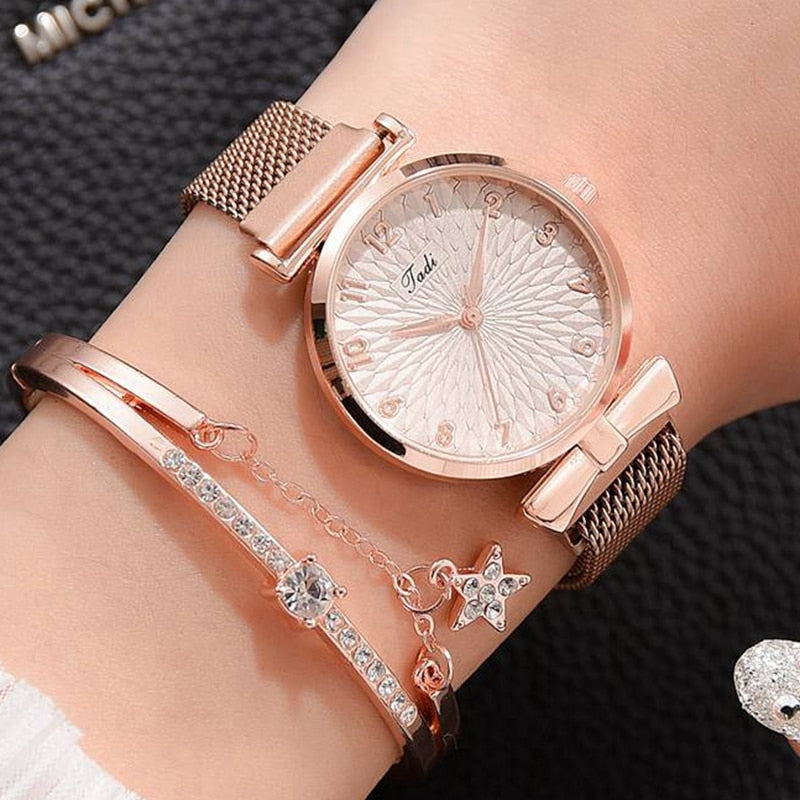 Watch - Luxury Magnetic Quartz Bracelet Watches