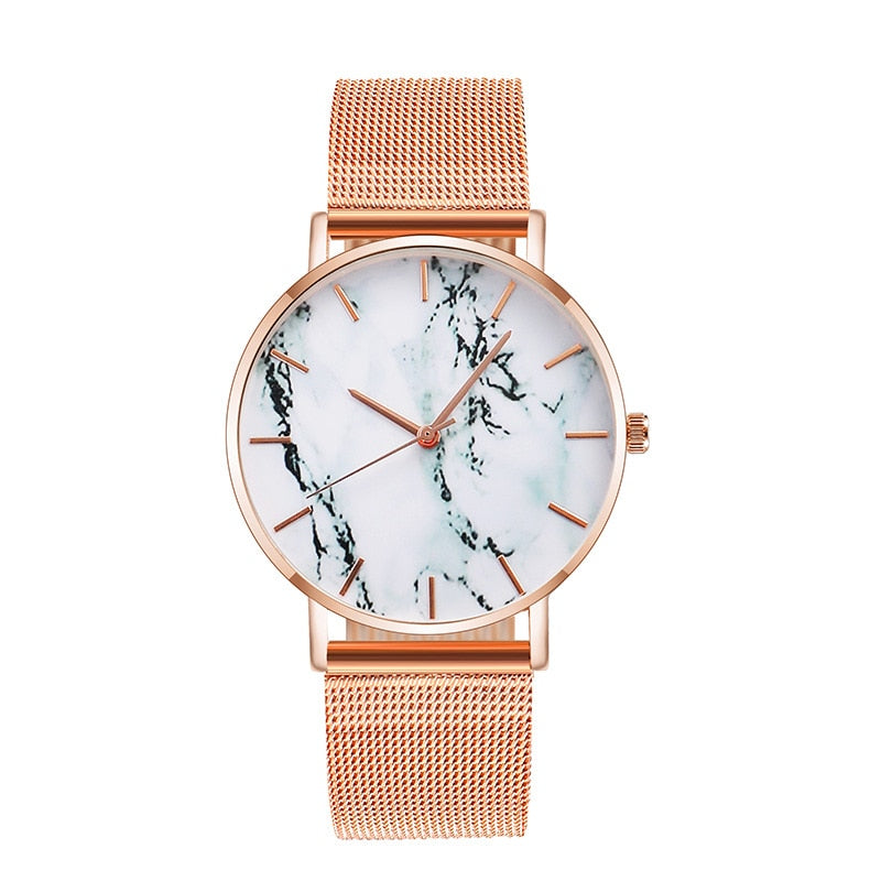 Watch - Fashion Rose Gold Band