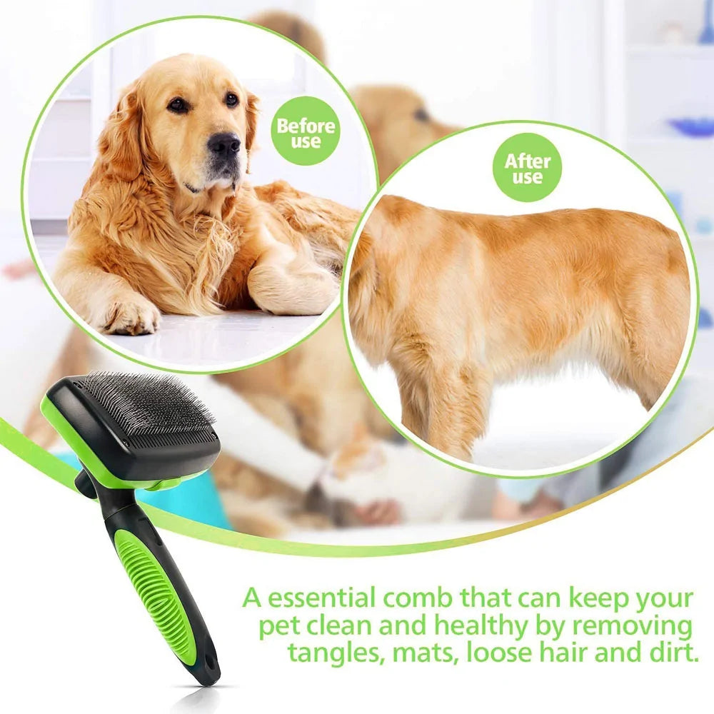 Dog Brush - Self Cleaning