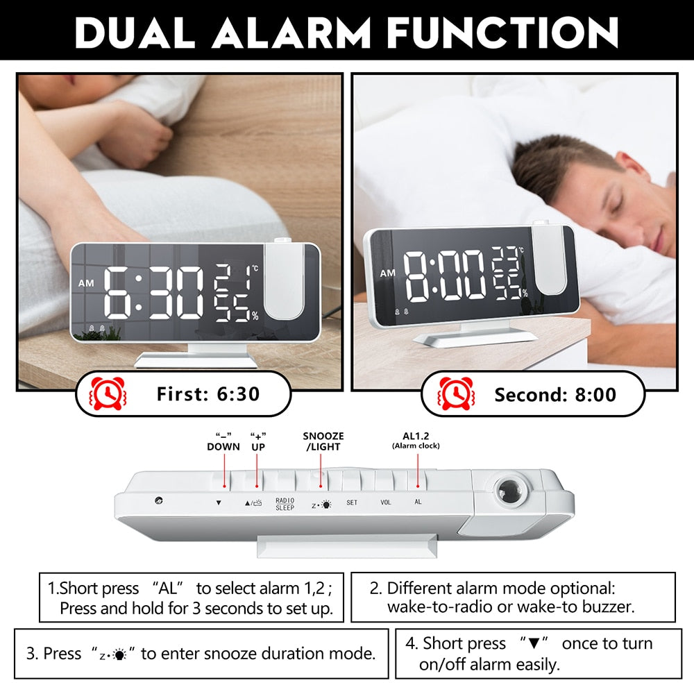 Digital Projection Clock - LED