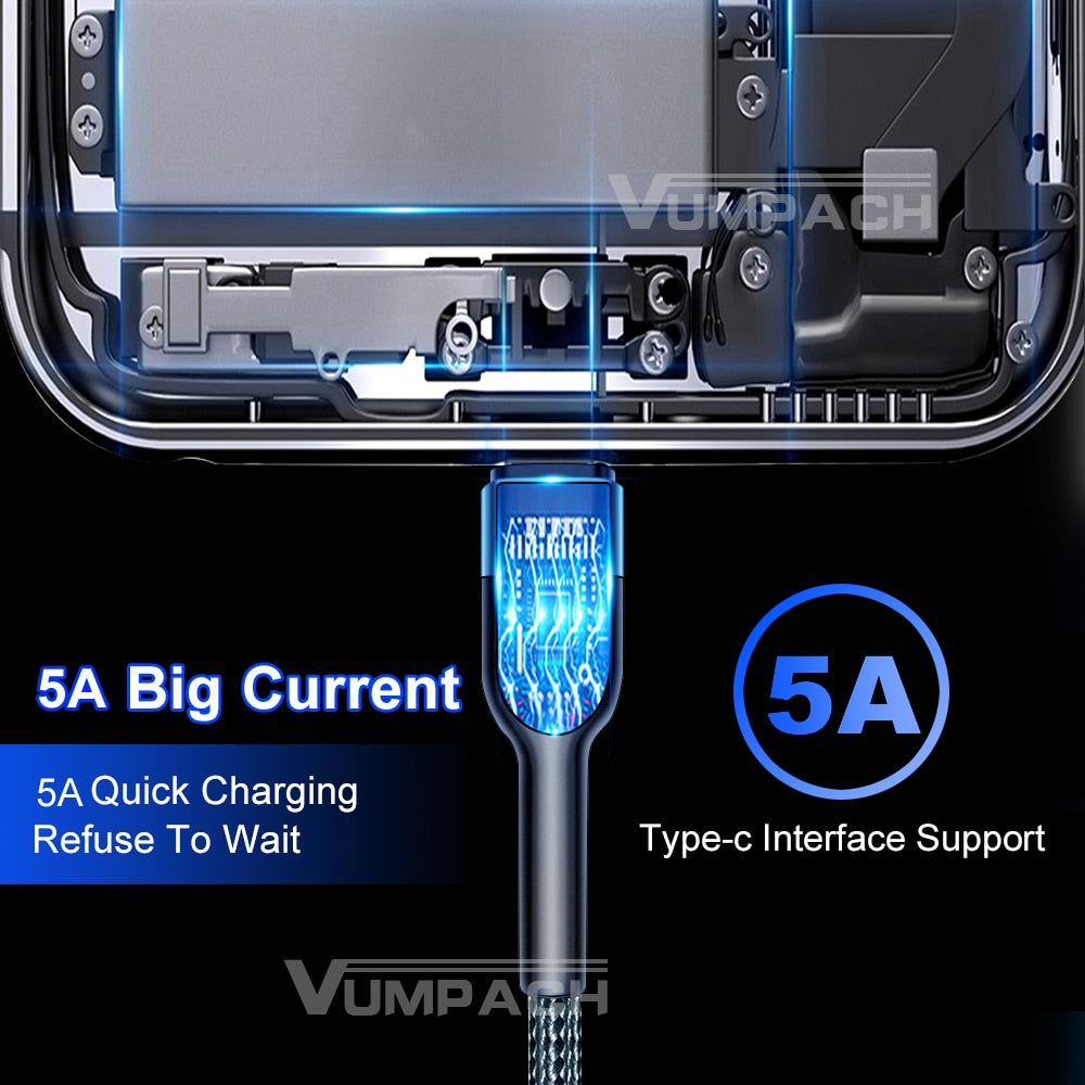 Fast Charging USB to Type C Cable