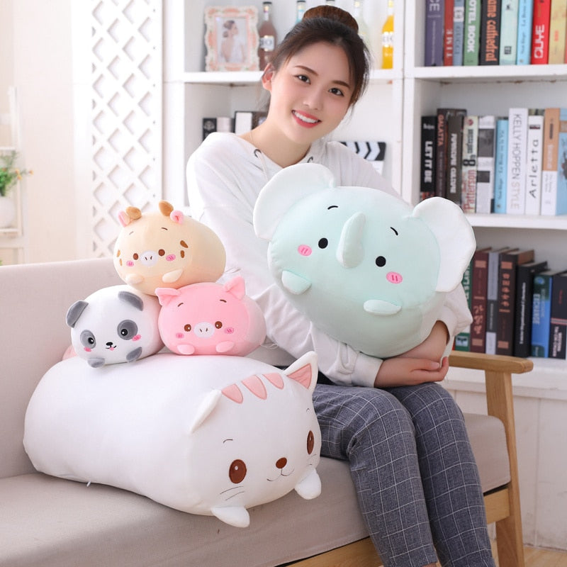 Pillows-Soft Plush Cartoon Animal